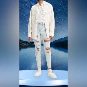 Levi’s Strauss & Co Women's‎ 720 High Rise Super Skinny Jeans 28 Stretch Light